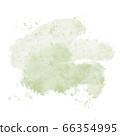 Abstract green pistache watercolor blot on white 66354995