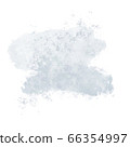 Abstract purple blue watercolor blot on white 66354997