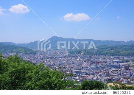 View from the ruins of Sumoto Castle, Awaji Island, Hyogo Prefecture View from the ruins of Sumoto Castle, Awaji Island, Hyogo Prefecture 66355281