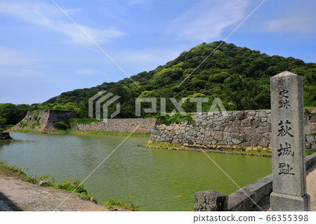 [Yamaguchi Prefecture] Hagijo Castle Ruins and Shigetsuzan under sunny weather 66355398