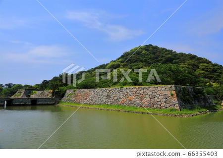 [Yamaguchi Prefecture] Hagijo Castle Ruins and Shigetsuzan under sunny weather 66355403
