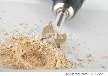Forstner cutter for cutting holes in wood, work on 66355542