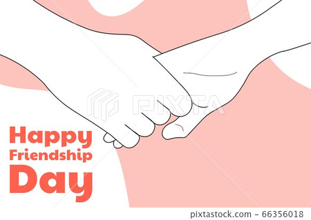 Happy International Friendship Day Holiday... - Stock Illustration  [66356018] - PIXTA