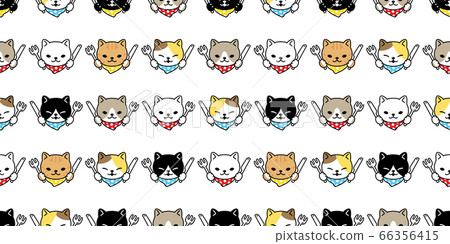 cat seamless pattern kitten vector chef kitchen cooking eating food baked bakery breed calico animal pet scarf isolated repeat background cartoon tile wallpaper doodle illustration design cat seamless pattern kitten vector chef kitchen cooking eating food baked bakery breed calico animal pet scarf isolated repeat background cartoon tile wallpaper doodle illustration design 66356415