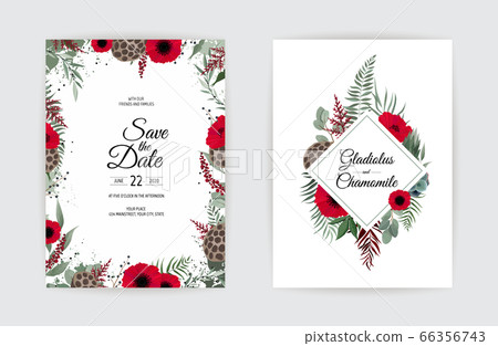 Vector floral design card. Greeting, postcard Vector floral design card. Greeting, postcard 66356743