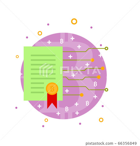 Cryptocurrency process mining icon Cryptocurrency process mining icon 66356849