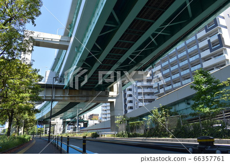 福岡都市高速公路環線高架橋下 66357761