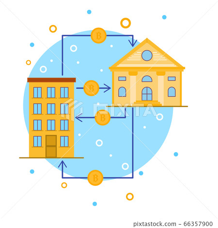 Cryptocurrency process and mining icon - Stock Illustration [66357900 ...