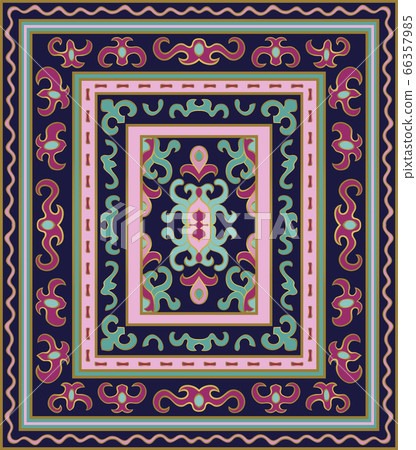 Colorful template for abstract carpet. Colorful template for abstract carpet. 66357985