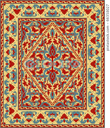 Oriental floral carpet. 66358027
