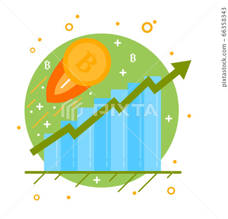 Cryptocurrency process and mining icon - Stock Illustration [66358343 ...