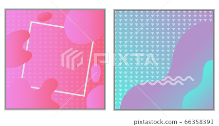 Vibrant gradient background set Vibrant gradient background set 66358391
