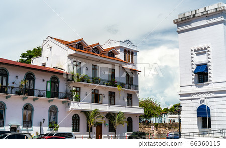 Spanish colonial buildings in Casco Viejo, Panama City Spanish colonial buildings in Casco Viejo, Panama City 66360115