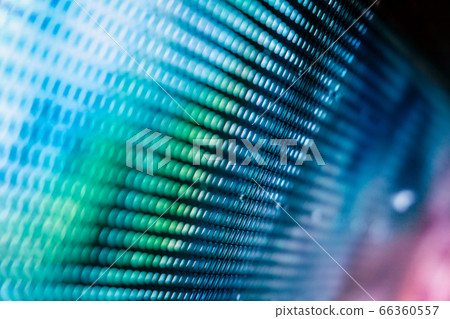 CloseUp LED blurred screen. LED soft focus 66360557