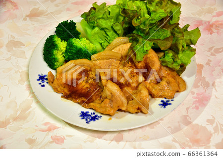 Mochi pork loin ginger grill that looks delicious 66361364