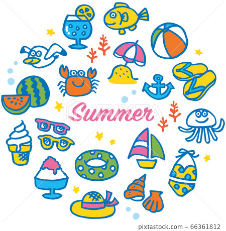 Sea icon set Sea icon set 66361812