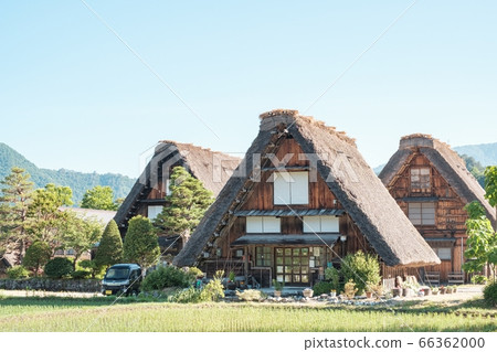 Shirakawa-go in the early summer (morning) Shirakawa-go in the early summer (morning) 66362000