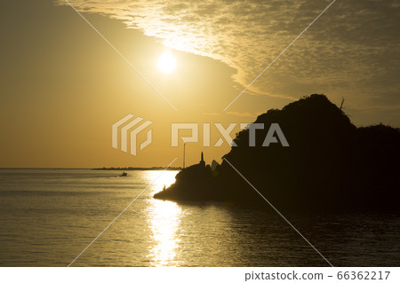 天草市川浦町Sakitsu Maria雕像日落 66362217