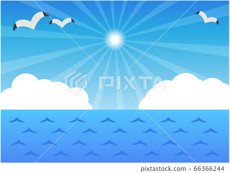 Summer background illustration 66366244