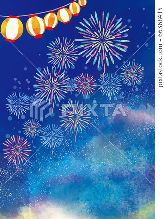 Fireworks festival festival summer event background material 66368415