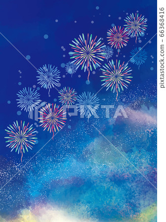 Fireworks festival festival summer event background material 66368416