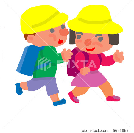 2 elementary school students 66368653