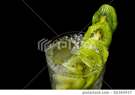 Frozen kiwi on kiwi sour Frozen kiwi on kiwi sour 66369437
