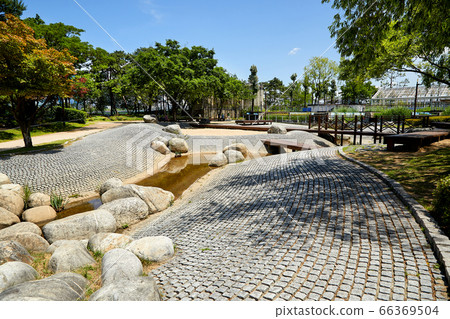石磚和花紋,花園, 石磚和花紋,花園, 66369504