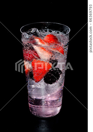 Berry sourdrink is strawberry, blueberry, raspberry 66369793