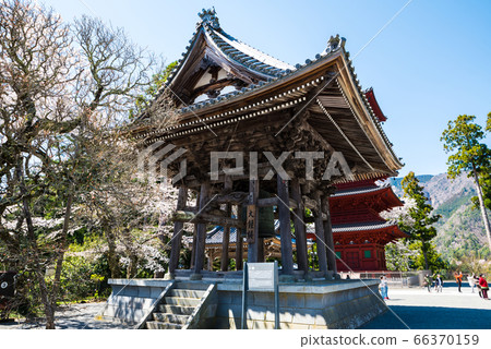 2020年春季，美濃山群峰寺和大鐘樓（山梨縣南香駒區美濃町） 66370159