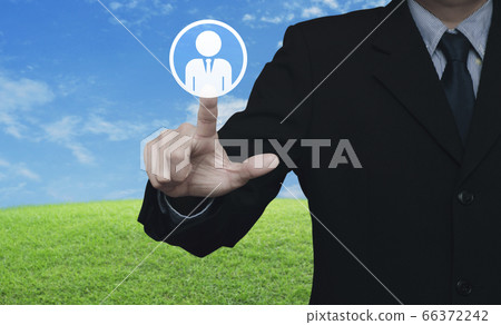 Business communication concept Business communication concept 66372242