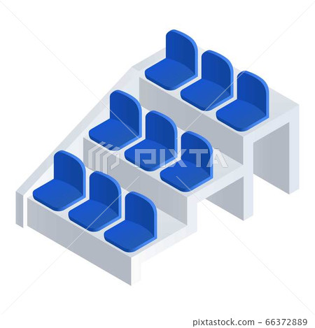 Pool bench icon, isometric style - Stock Illustration [66372889] - PIXTA