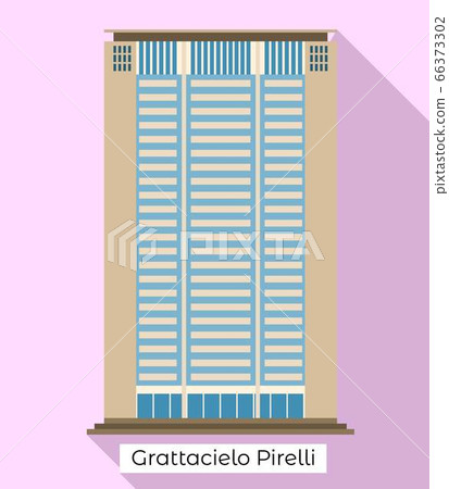 Milan pirelli icon, flat style Milan pirelli icon, flat style 66373302