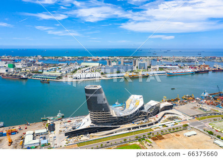 高雄港城市景觀Kaohsiung, Taiwan, Kaohsiung Port, Cityscap 66375660