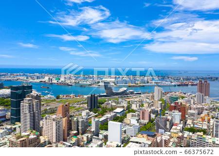 Kaohsiung Harbor Cityscape Kaohsiung, Taiwan, Kaohsiung Port, Cityscap 66375672