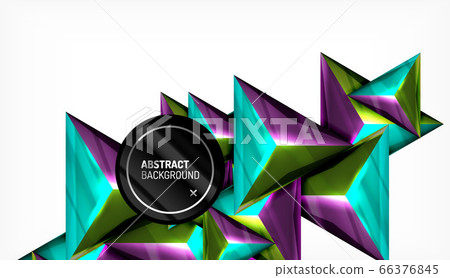 Triangle geometric vector abstract background 66376845