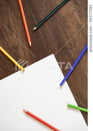 Colored pencil and paper 66377062