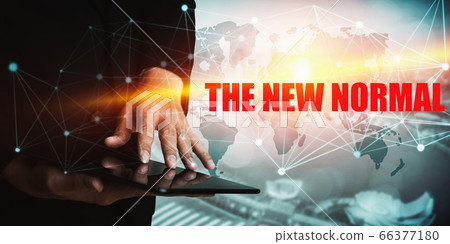 New normal concept effected by COVID 19 New normal concept effected by COVID 19 66377180