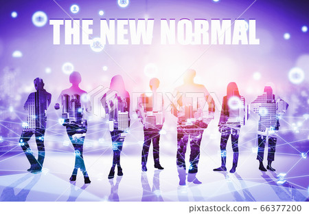 New normal concept effected by COVID 19 New normal concept effected by COVID 19 66377200