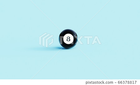 Magic 8 ball 3d illustration of luck concept Magic 8 ball 3d illustration of luck concept 66378817
