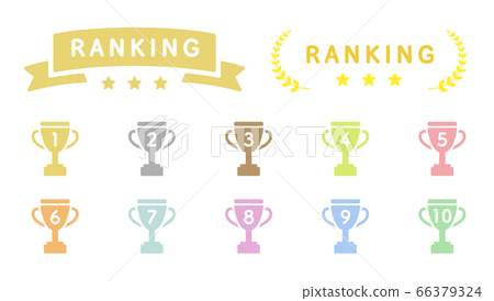 Ranking icon set / rank / illustration Ranking icon set / rank / illustration 66379324