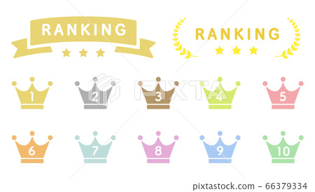 Ranking icon set / rank / illustration - Stock Illustration [66379334 ...