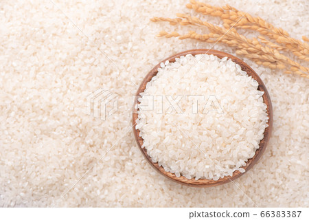 Rice raw raw white rice top view raw rice ingredient 白ごはん Rice raw raw white rice top view raw rice ingredient 白ごはん 66383387