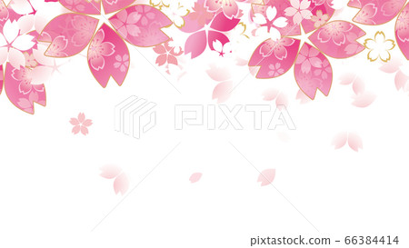 日式櫻花圖 66384414