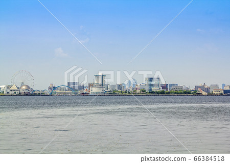 Aichi Prefecture, Nagoya City View, towards the Garden Pier as seen from Shiomi Pier, Port of Nagoya Aichi Prefecture, Nagoya City View, towards the Garden Pier as seen from Shiomi Pier, Port of Nagoya 66384518