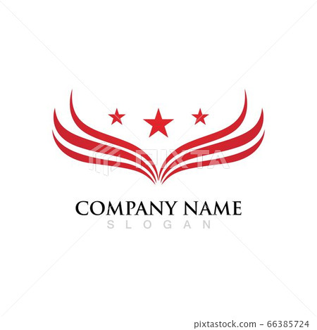 Falcon Logo wing Template vector 66385724
