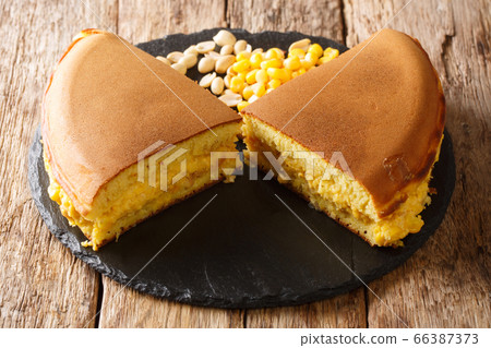 Malaysian pancake Apam Balik stuffed with sweet Malaysian pancake Apam Balik stuffed with sweet 66387373