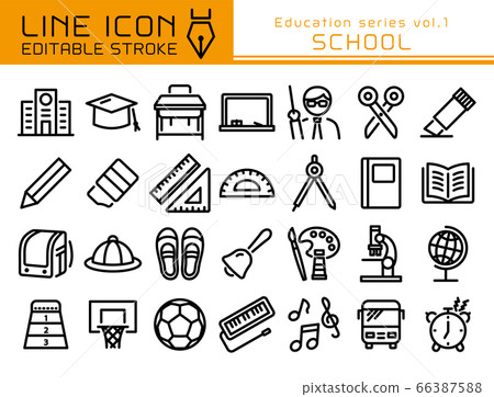 線圖標教育系列第1卷學校 66387588