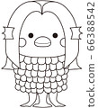 Yokai _ Amabier, plague exodus (black and white, coloring book) Yokai _ Amabier, plague exodus (black and white, coloring book) 66388542
