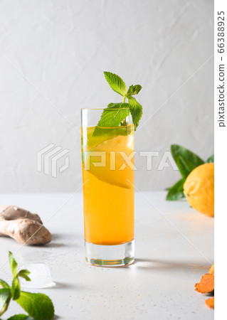 Jamu Indonesian herbal beverage with turmeric 66388925